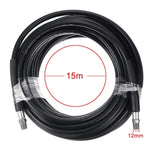 Sewer Jetter Kit for Pressure Washer 49FT Cleaner Hose 5800PSI NPT 1/4" Hose V201-CLN0015BL8AU