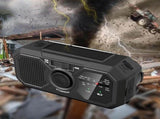 Noodradio - Solar-powered emergency radio, hand-operated - AM/FM/weather radio - With torch - SOS V1259-DP01-BO-649