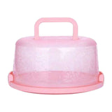 Clearance! Round Cake Carrier Cake Container With Lid And Handles, Large Cupcake Carrier Cake Keeper V1189-LWWAL-20260401-07326