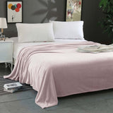 Super Soft Micro Flannel Plush Blanket Queen 220 x 240cm Blush V442-STT-BLANKET-25MICROFLANNELPLUSH-BLUSH-QS