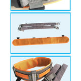 Upgraded Buckle Gait Belt with Detachable Leg Straps Medical Transfer Belt Lift Belt for Elderly & V1192-AZ-W-2896