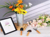 6 Pcs Galvanized Bucket Flower Bar,10 Inch Flower Bucket with Handles, Flower Bar Supplies and V1192-AZ-W-23119