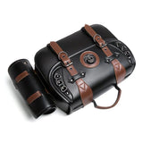 Motorcycle retro rear seat bag detachable side bags, PU leather waterproof and wear-resistant, V1232-MTCB-001