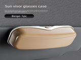 Car Travel Three-Piece Set Push-Open Eyeglass Case, Universal Storage Case, and Secure V1102-QCZYBYJH004