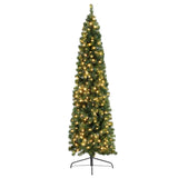 Jingle Jollys Christmas Tree 2.1M Corner Xmas Tree Party Decorations 430 Tips XM-TR-SLIM-7FT-CORNER-LED