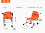 EMS Stair Chair, 159 kg Load Capacity, Foldable Aluminum Emergency Stair Climbing Wheelchair with 2 V952-SDLYPLCSTS00G9IQZV0