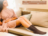 Merino Wool Slouch Socks for Women Soft Knee High Scrunch Warm Cozy Stacked Boot Socks 3 Pack V1258-DP02-F-511