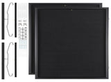 2PCs Jersey Display Frame Case, 590 x 790 x 40 mm, Large Lockable Sport Jersey Shadow Box with 98% V952-QYZSKJZX2333OS400V0