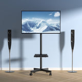 VEVOR Mobile TV Stand, Mobile TV Cart for 23 to 60 inch TVs, Height Adjustable Portable TV Stand V952-LDDSZJKYDLY60F75FV0