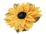 Sunflower Wreath for Front Door Round Artificial Yellow Sunflower Wreath for Front Door Window Party V1294-YM0703-3115230043211