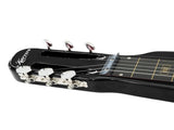 Karrera 29in 6-String Lap Steel Hawaiian Guitar - Black ELE-LAP-6S-BK