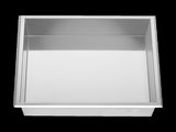 336 x 336 x 101mm Shower Niche Single Shelf Organizer No Tile Needed in Stainless Steel Finish V63-900661