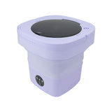 6.5L Washing Machine Folding Portable Automatic Deep Cleaning Wash and Spin Dry Washer with Water V1294-YM0703-3113230146813