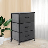 Levede Storage Cabinet Tower Chest Dark Grey CH1051-DG