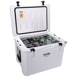 Insulated Portable Cooler, 65 qt, Holds 65 Cans, Retention Hard Cooler with Heavy Duty Handle, V952-BXSYLQQGS65QTSVSEV0