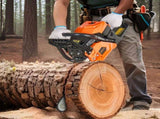 58 cc Gas Chainsaw, 508 mm Gas Powered Chainsaw, 2.0 kW Power Chain Saw with Non-Slip Handle, V952-RQLJ20INCHECJ8F83001V0