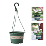 Garden Hanging Pot Plastic Hanging Flower Pot Plant Hanger with Hook V1294-YM0718-10171289