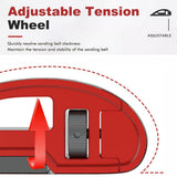 Handheld Aluminum Sanding Block with Adjustable Tension for Woodworking Auto Body and DIY Surface V1341-ZY-Q6C45KSA-B