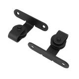 Mini Black Sliding Barn Door Hardware Roller Set Barn Door Lift Rail Accessories for Cabinet V1294-YM0901-3114230086611
