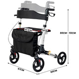 Orthonica Folding Rollator Walker FRW-MAS-3L-AL