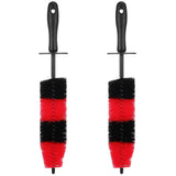 Ergonomic Car Wash Brush PP Material Sturdy Assembly 2Pcs V1366-AZ2-W-13623