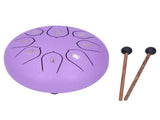 6in 8 Tones Tongue Drum with Mallets Music Book Musical Percussion Instruments for Meditation V1294-YM0714-3117210189212