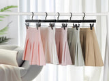 TOPIA HANGER Black Wooden Pants Hangers, Wood Skirt Hangers with Clips, Deluxe Jeans Hanger with V1258-DP02-F-222