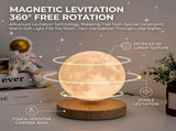 Levitating 3D Moon Lamp with 360&deg Rotation, Touch Control, Three Fixed Color Temperatures and V1341-ZY-752G4KJ9-3COLOR7COLORRGBSUP