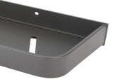 Shower Caddy Space Aluminum Rustproof Smoothing Simple Black Sturdy Bathroom Wall Shelf with 5 Hooks V1294-YM0901-3112230086612