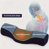 Ergonomic Multi-Purpose Neck Pillow, Memory Foam Support, Breathable and Washable, Versatile Use, V1232-HJZT001