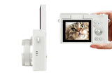 4K Digital Camera 64MP Vlogging Camera with 180-degree Flip Screen 16X Digital Zoom -White V1263-JX-7681