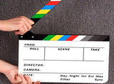 Movie Film Video Clapboard Director'S Cut Action Scene ClapperBoard,Movie Them T8X8 V1369-AZ3-W-21851