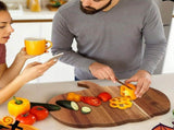 Pumpkin Cutting Board, Solid Acacia Wood Charcuterie Board in Pumpkin Shape, Perfect for Fall Decor, V1370-AZ4-17242