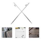 2-Pack Outdoor Ground Rods Plated Metal for Improved Soil Conductivity and Electrical Safety V1366-AZ2-W-17432