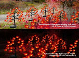 Transform Your Outdoor Space with Solar Maple Leaf Stake Lights Charming Warm Pathway Decor with V1341-ZY-X8LAQC49-1PCS-LARGEMAPLELEAF