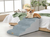 4 Step Curved Dog Ramp Stairs for Training V767-P-XD1299-4