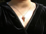 Gift Box - Cone Rose Gold Aroma Necklace Purify Oil Blend V760-GBAJ - 23