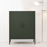 Artiss Buffet Sideboard Metal Cabinet - SWEETHEART Green AI-LOCKER-MI-GN