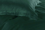 1000TC Tailored Double Size Quilt/Duvet Cover Set - Dark Green V493-D-17