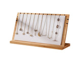Bamboo Wood Pendant Display Board Jewelry Display Board Necklace Rack Removable Jewelry Display V1294-YM0715-220614XY01-3