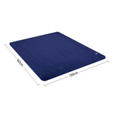 Laura Hill Electric Heated Blanket Throw Soft Coral Fleece w/ 9 Heat Settings - Blue THRG-KH-BU