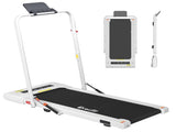 Everfit Treadmill Electric Walking Pad Under Desk Home Gym Fitness 400mm White TMILL-400-2IN1-WH