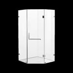 900 x 900mm Frameless 10mm Glass Shower Screen By Della Francesca V63-831671