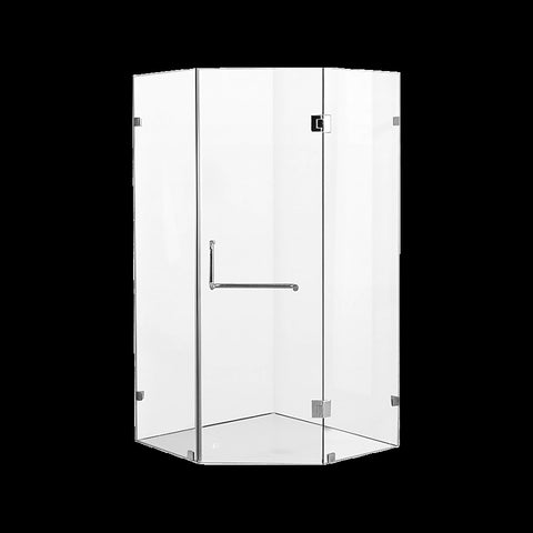 900 x 900mm Frameless 10mm Glass Shower Screen By Della Francesca V63-831671