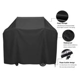 Waterproof 210D Oxford Grill Cover with PVC Coating, UV and Wind Resistant Protection for Outdoor V1189-LC-HW-00395