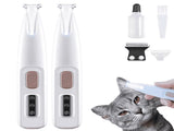 Belvedere Cat Grooming Trimmer - Rechargeable Low Noise Clipper with LED Light, Waterproof & V1189-LWWAL-20260325-00246