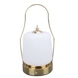 Cordless Lantern LED Retro Rechargeable Stepless Dimming 3 Lighting Modes with Handle Table Lamp for V1294-YM0901-3119240052811