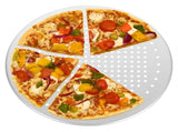 Round Aluminium Pizza Pan with Perforated Design Nonstick Baking Tray for Home Use V1192-AZ-W-22642