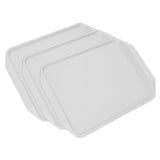 3PCS Colorful Food Tray Rectangle Thickened Binaural Plastic Tray Heat Resistance Stackable V1294-YM0523-3118220042012