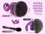 Blend & Blur Extra Large Body Kabuki Brush & Sel Tanner Brush - or Body Makeup & oundation V1259-DP01-F-561